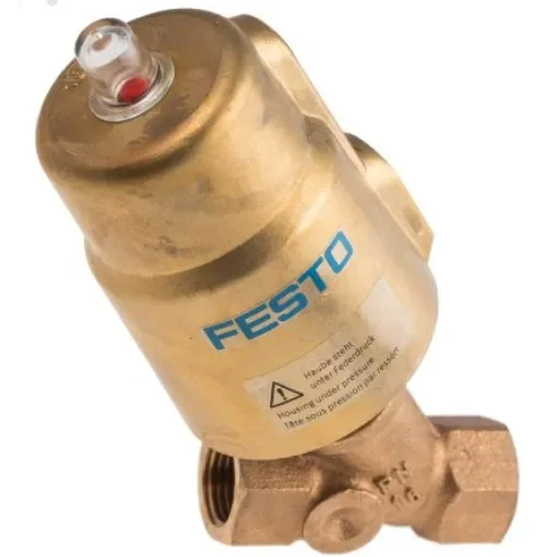 Festo Angle Seat type Pneumatic Actuated Valve, BSP 1/2in, 16 bar - VZXF-L-M22C-M-B-G12-120-H3B1-50-16 product image