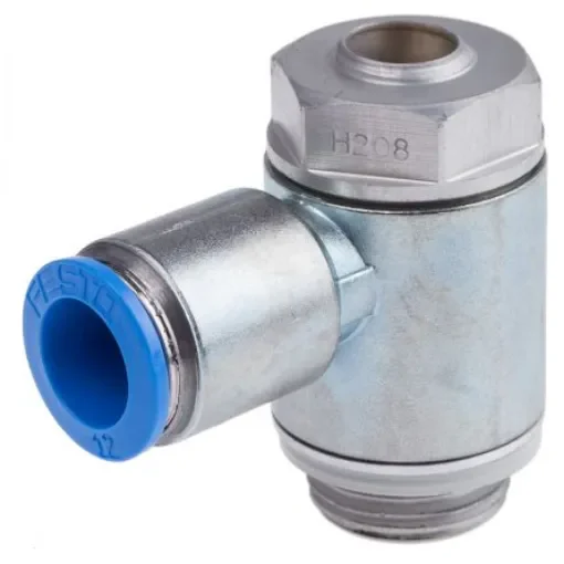 Festo GRLA Series Tube Exhaust Valve, 12mm Tube Inlet Port, 193152 - GRLA-1/2-QS-12-D product image