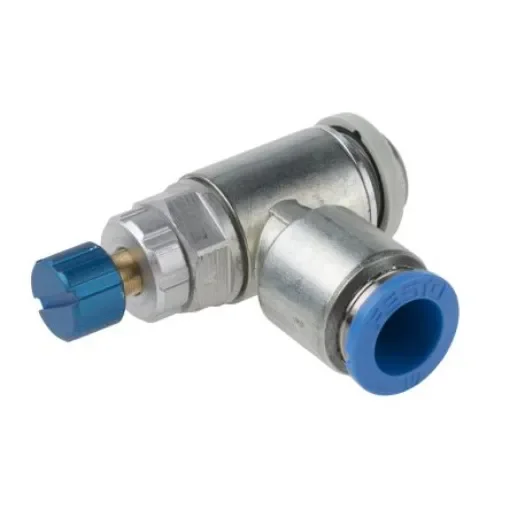 Festo GRLA Series Tube Exhaust Valve, 10mm Tube Inlet Port x G 1/4 Outlet Port, 534340 - GRLA-1/4-QS-10-RS-D product image