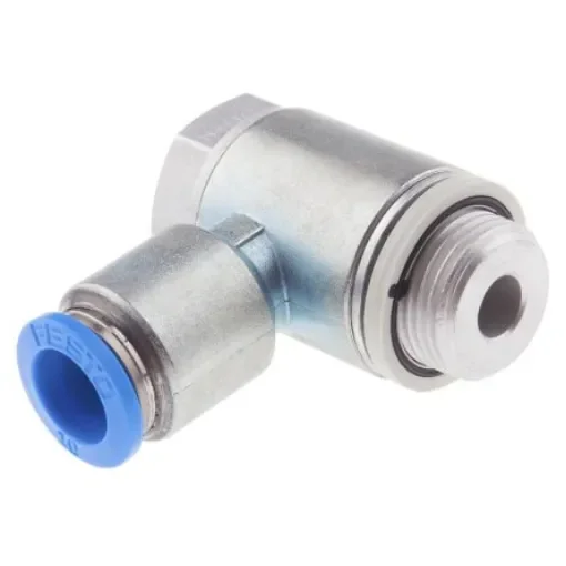 Festo GRLA Series Tube Exhaust Valve, 10mm Tube Inlet Port x G 3/8 Outlet Port, 193151 - GRLA-3/8-QS-10-D product image