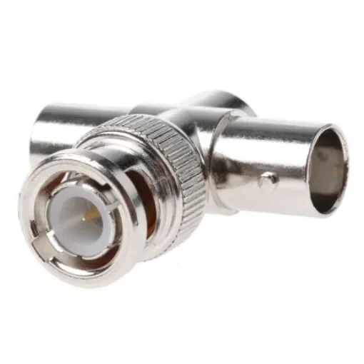 RS PRO Tee 50O RF Adapter BNC Plug to BNC Socket 4GHz - 121450 product image