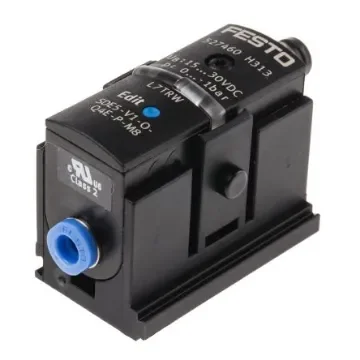 Festo Pressure Sensor, 15 to 30V dc, IP40 0bar - SDE5-V1-O-Q4E-P-M8 product image
