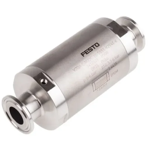 Festo VZQA Series Tube Pinch Valve, 3412424 - VZQA-C-M22C-15-S5S5-V2V4E-6 product image
