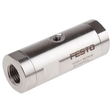 Festo VZQA Series Threaded Pinch Valve, 2931678 - VZQA-C-M22U-6-GG-V4V4E-4 product image