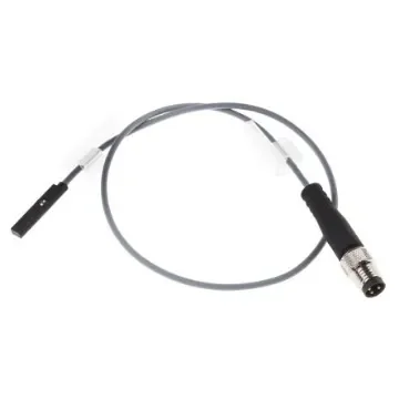 Festo Magneto Resistive Pneumatic Position Detector, IP65, IP68, 24V dc, NO Operation, SMT, with LED indicator, 551375 - SMT-10M-PS-24V-E-0,3-L-M8D product image