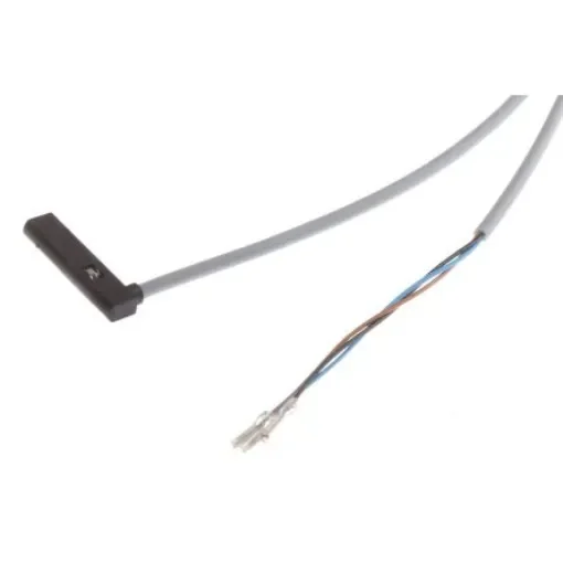 Festo Magneto Resistive Pneumatic Position Detector, IP65, IP68, 24V dc, NO Operation, SMT, with LED indicator, 551374 - SMT-10M-PS-24V-E-2,5-Q-OE product image