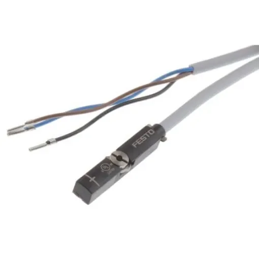 Festo Magneto Resistive Pneumatic Position Detector, IP65, IP68, IP69K, 24V dc, NC Operation, SMT-8, with LED - SMT-8M-A-PO-24V-E-7,5-OE product image