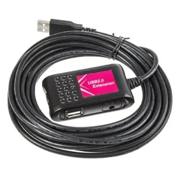 Roline 2 Port USB 2.0 USB Extension Cable, up to 5m Extension Distance - 121627 product image