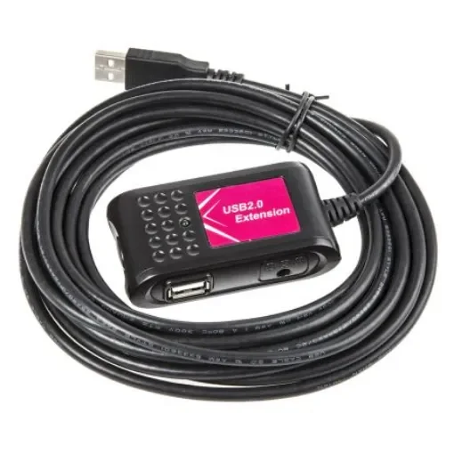 Roline 2 Port USB 2.0 USB Extension Cable, up to 5m Extension Distance - 121627 product image