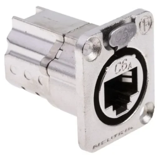 Neutrik, etherCON CAT6A D shape Connector for use with etherCON Connectors - NE8FDX-P6 product image
