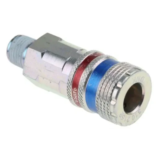 CEJN Brass, Stainless Steel Male Pneumatic Quick Connect Coupling, R 1/4 Male Threaded - C103102152 product image