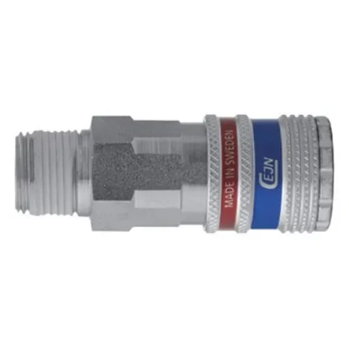 CEJN Brass, Stainless Steel Male Pneumatic Quick Connect Coupling, R 3/4 Male Threaded - C104102157 product image