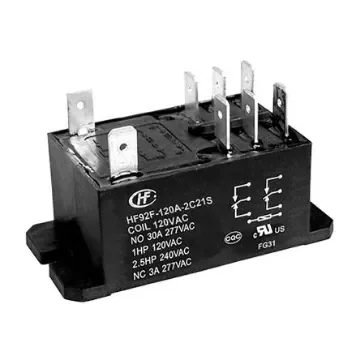 Hongfa Europe GMBH Flange Mount Power Relay, 120V ac Coil, 30A Switching Current, DPDT - HF92F-120A-2C21S product image