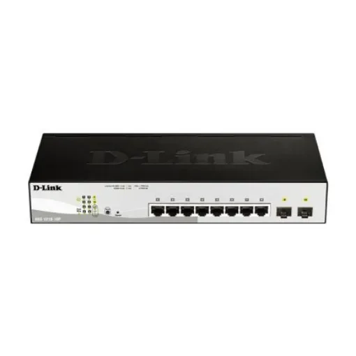 D-Link 10-Port Gigabit Smart Managed PoE Switch, Smart 10 Port Ethernet Switch With PoE - DGS-1210-10P product image