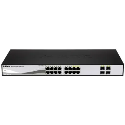 D-Link 20-Port Gigabit Smart Managed Switch, Smart 20 Port Ethernet Switch - DGS-1210-16 product image