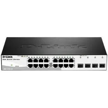 D-Link 20-Port Gigabit Smart Managed Switch, Smart 20 Port Ethernet Switch - DGS-1210-20 product image