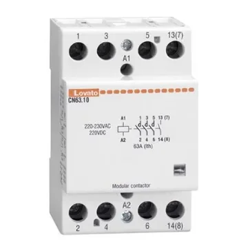 Lovato Modulo CN Contactor, 230 V ac Coil, 4-Pole, 30 A, 4NO, 400 V ac - CN6310220 product image