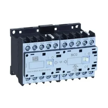 WEG CWCI0 Reversing Contactor, 230 V ac Coil, 3-Pole, 16 A, 7.5 kW, 3NO, 690 V ac - CWCI016-01-30D24 product image