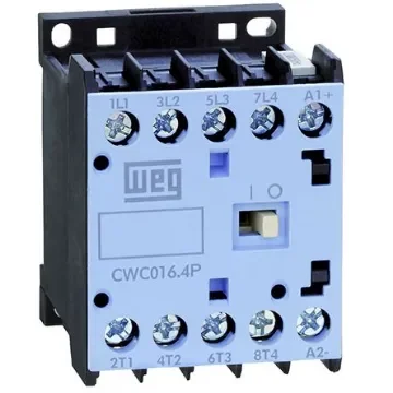 WEG CWC Contactor, 230 V ac Coil, 4-Pole, 16 A, 4NO, 690 V ac - CWC016-00-40D24 product image
