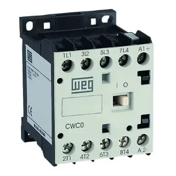 WEG CWC Contactor, 24 V dc Coil, 4-Pole, 16 A, 2NO + 2NC, 690 V ac - CWC016-00-22R03 product image
