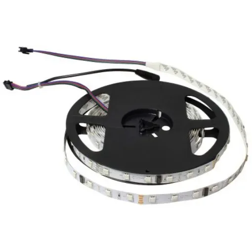 PowerLED 12V dc RGB LED Strip Light, 5m Length - F10-RGBD-12-48-20-FP product image