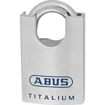 ABUS Key Weatherproof Titanium Safety Padlock, 9.5mm Shackle, 50mm Body - 70266 product image