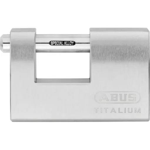 ABUS Key Weatherproof Titanium Safety Padlock, Keyed Alike, 12mm Shackle, 90mm Body - 70887 product image