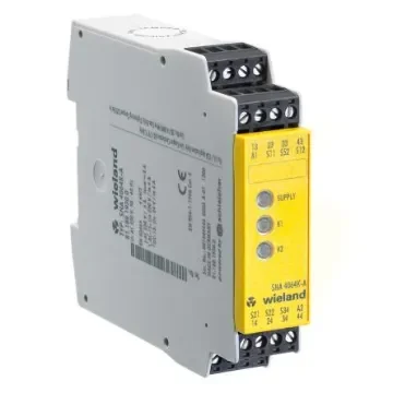 Wieland safeRELAY SNA 4063K Safety Monitoring Safety Relay, 230V ac, Dual-Channel, 3 Safety Contacts - R1.188.1460.0 product image
