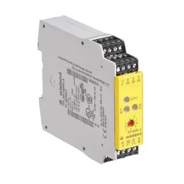 Wieland safeRELAY SNV 4063KL Safety Monitoring Safety Relay, 24V dc, Dual-Channel, 3 Safety Contacts - R1.188.0620.0 product image