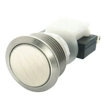 ITW Switches H48M Series Push Button Switch, Latching, Panel Mount, 19.56mm Cutout, SPDT, 250V ac, IP67 - H48M-210N4044 product image