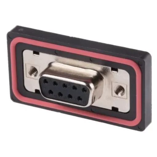 RS PRO 9 Way Panel Mount D-sub Connector Socket - 1223035 product image