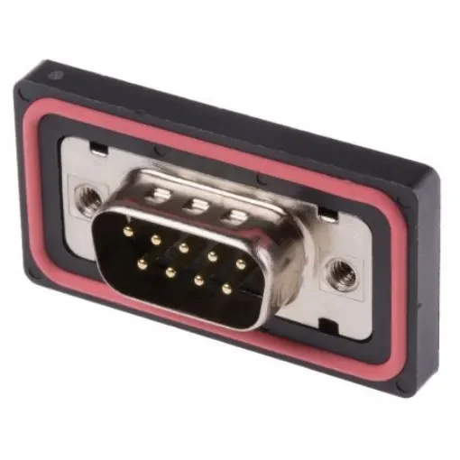 RS PRO 9 Way Panel Mount D-sub Connector Plug - 1223036 product image
