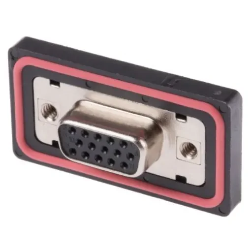 RS PRO 15 Way Panel Mount D-sub Connector Socket - 1223037 product image