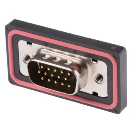 RS PRO 15 Way Panel Mount D-sub Connector Plug - 1223038 product image