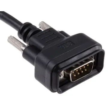 RS PRO Male 9 Pin D-sub to Male Unterminated Serial Cable, 2m PVC - 1223040 product image