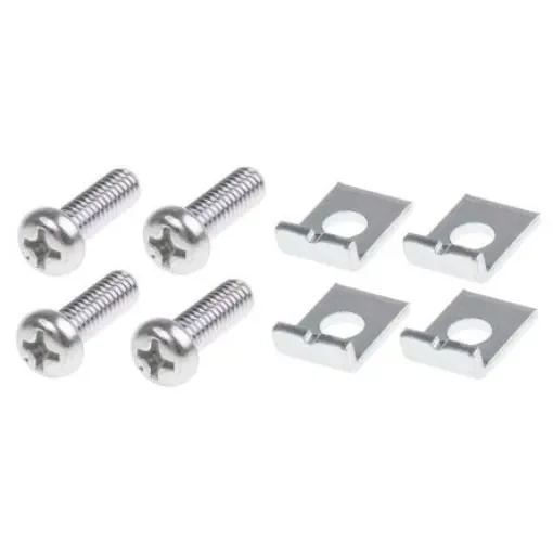 RS PRO Aluminium Gear Rack Rail Fixing Kit, 11.4mm Long - 1223447 product image