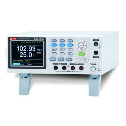 RS PRO RM-805 Ohmmeter, 5 MO Max, 1µO Resolution, 4 Wire - 1225156 product image