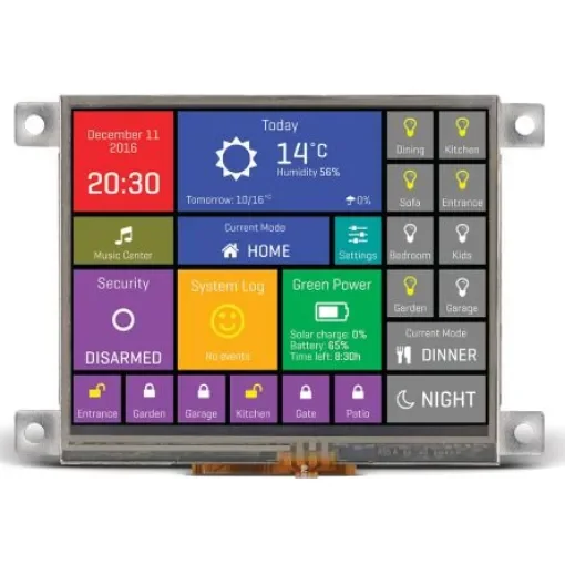 MikroElektronika MIKROE-2276 TFT LCD Colour Display / Touch Screen, 3.5in SVGA, 240 x 320pixels product image