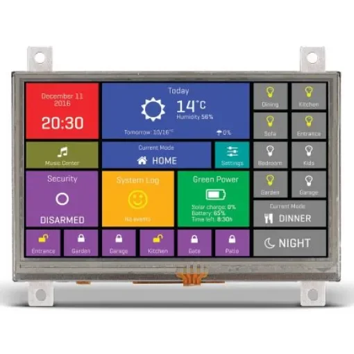 MikroElektronika MIKROE-2279 TFT LCD Colour Display / Touch Screen, 4.3in SVGA, 480 x 272pixels product image