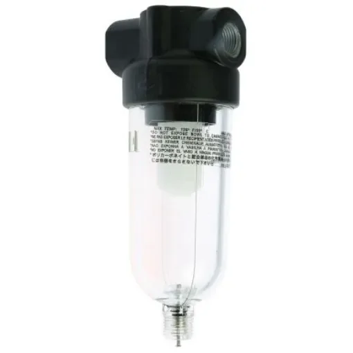 Norgren F07 series 40µm G 1/8 10 bar Pneumatic Filter with Manual drain - F07-100-M3TG product image