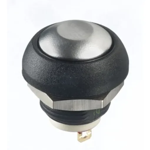 APEM IS Series Series Push Button Switch, Momentary, Panel Mount, 13.6mm Cutout, SPST, 32/48V dc, IP67 - ISR3SADA00 product image