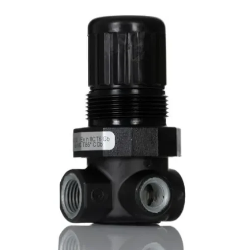 Norgren G 1/4 Pneumatic Regulator - 0.3bar to 7bar, 1/4in, 20bar max. input - R07-200-RNKG product image