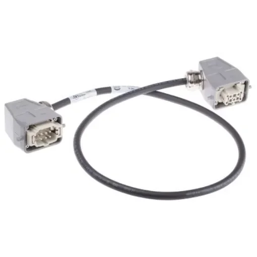 Harting Cable Assembly, 6 Way, 9A, Female to Male, Han E, 600 V - 20871463002100 product image