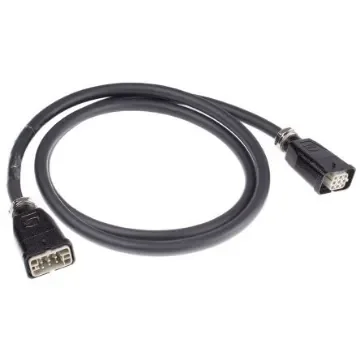 HARTING Cable Assembly, 8 Way, 12A, Female to Male, Han Q, 300 V, 600 V - 20871453001200 product image