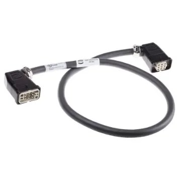 HARTING Cable Assembly, 8 Way, 12A, Female to Male, Han Q, 300 V, 600 V - 20871453002100 product image