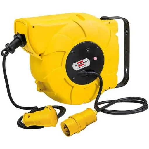 brennenstuhl 18m 1 Socket BS4343/EN60309 110V-16A Cable Reel Cassette Reel, 110 V, IP44 - 1241003110 product image
