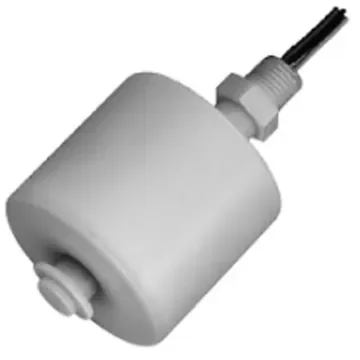 Gems Sensors LS-1900TFE Series Vertical Teflon Float Switch, Float, 610mm Cable, SPDT NO - 133299 product image