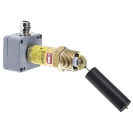 Gems Sensors LS-2050E Buna N Series Level Switch Level Switch, SPDT Output, Horizontal, Brass Body - 010-3463 product image