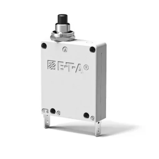 ETA Thermal Magnetic Circuit Breaker - 3400  Single Pole Panel Mount, 1A Current Rating - 3400-P10-H-SI-1A product image