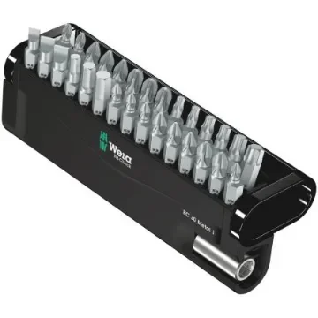 Wera Impact Bit Set 30 Pieces, Hexagon, Phillips, Pozidriv, Slotted, Torx - 05057434001 product image